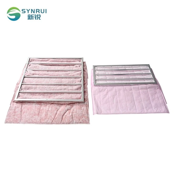 Medium Efficiency Synthetic Fiber Pocket Filter